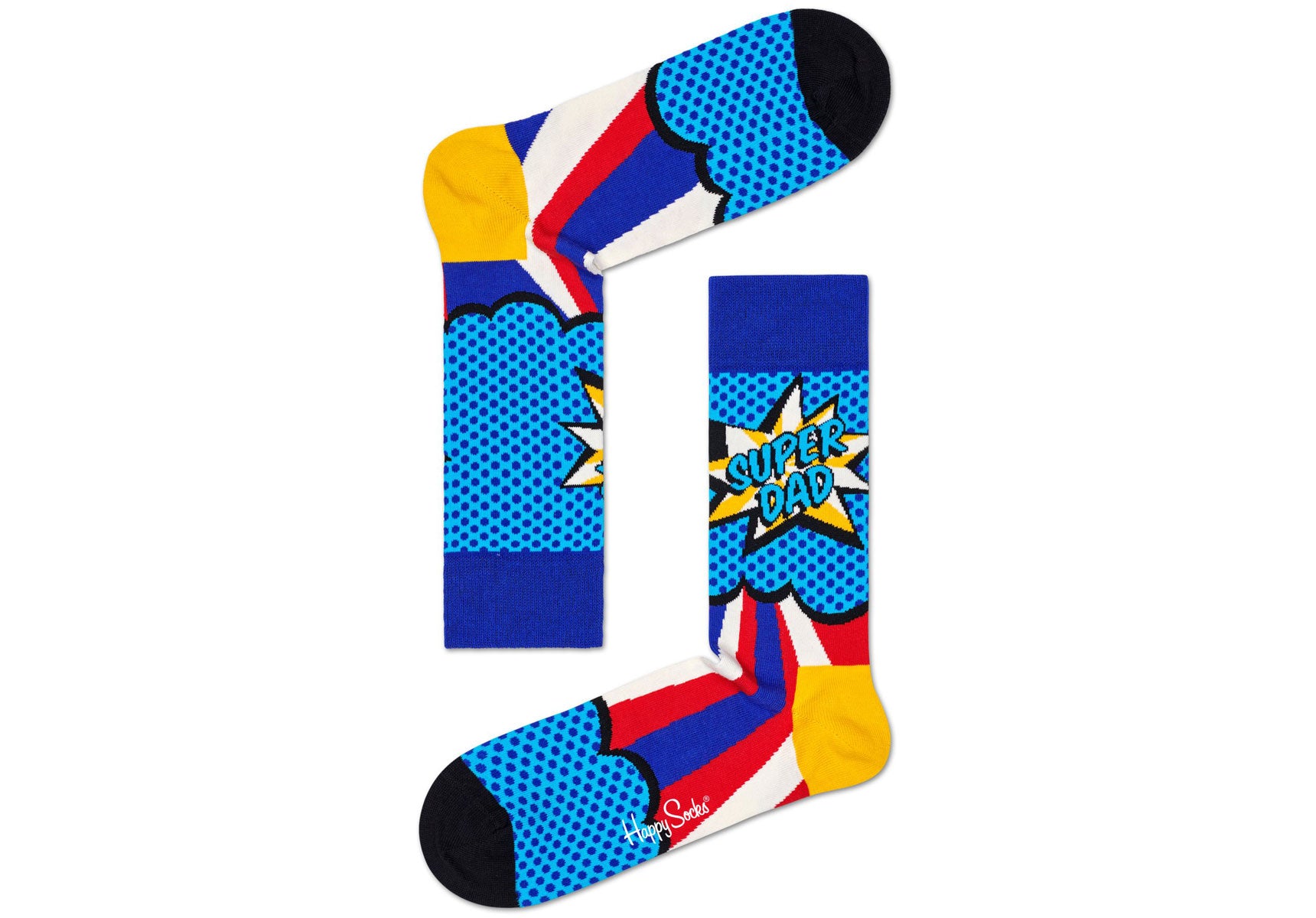 Mens-Happy-Socks-3-Pack-Super-Dad-Socks-Gift-Set-Accessories-XFAT08-4300-Multi-4