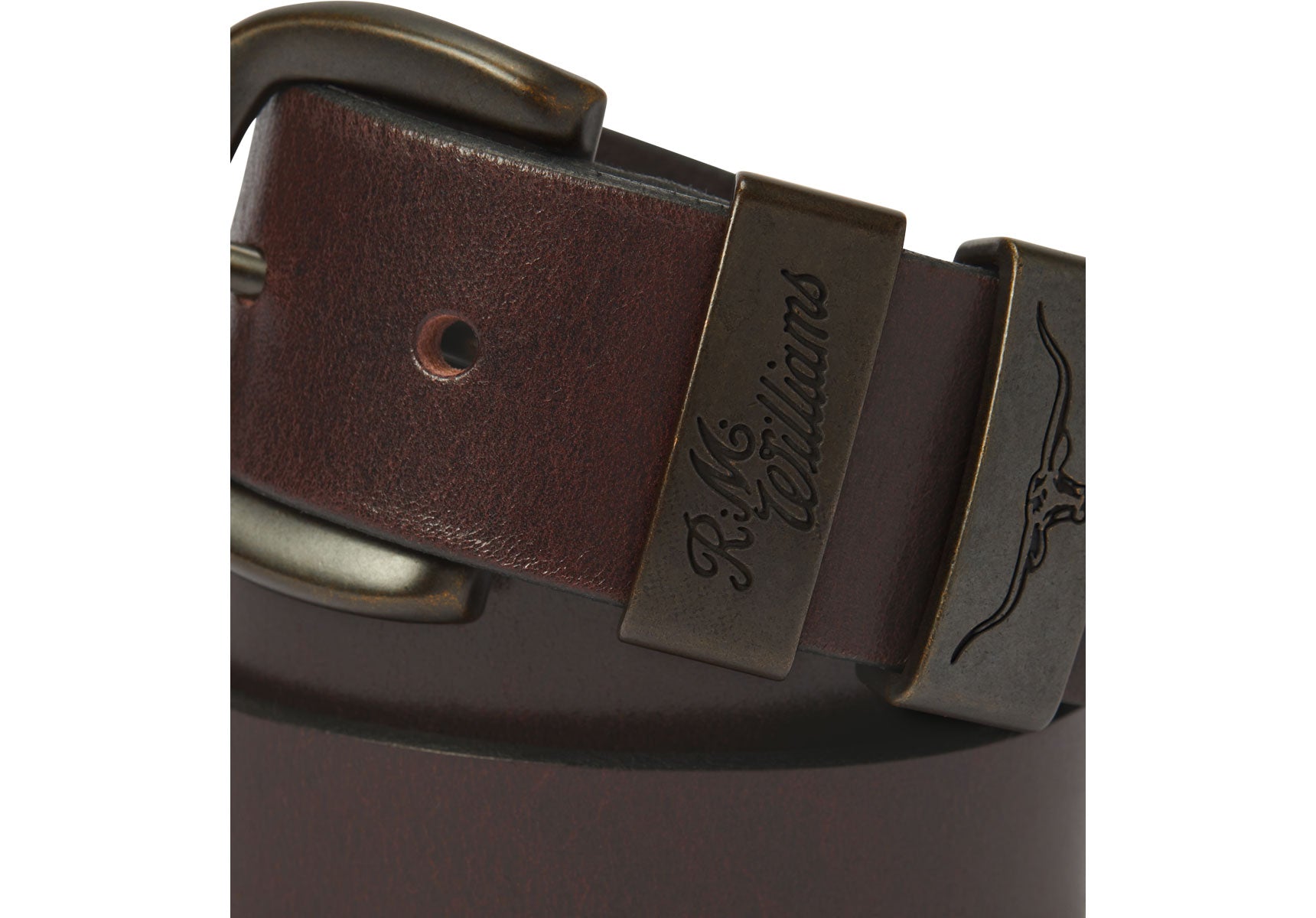 Mens-R.M.Williams-Drover-Belt-Accessories-BSF5UDA4101-Chestnut-3