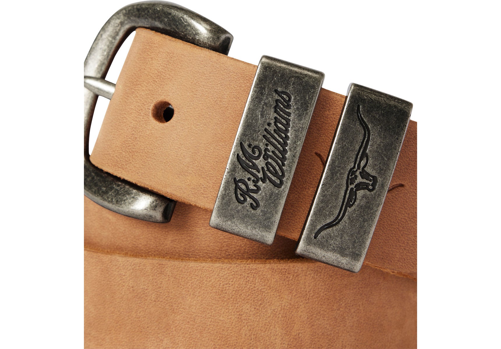 Mens-R.M.Williams-Drover-Belt-Accessories-BSF5WDNVB01-Vintage-Brown-3