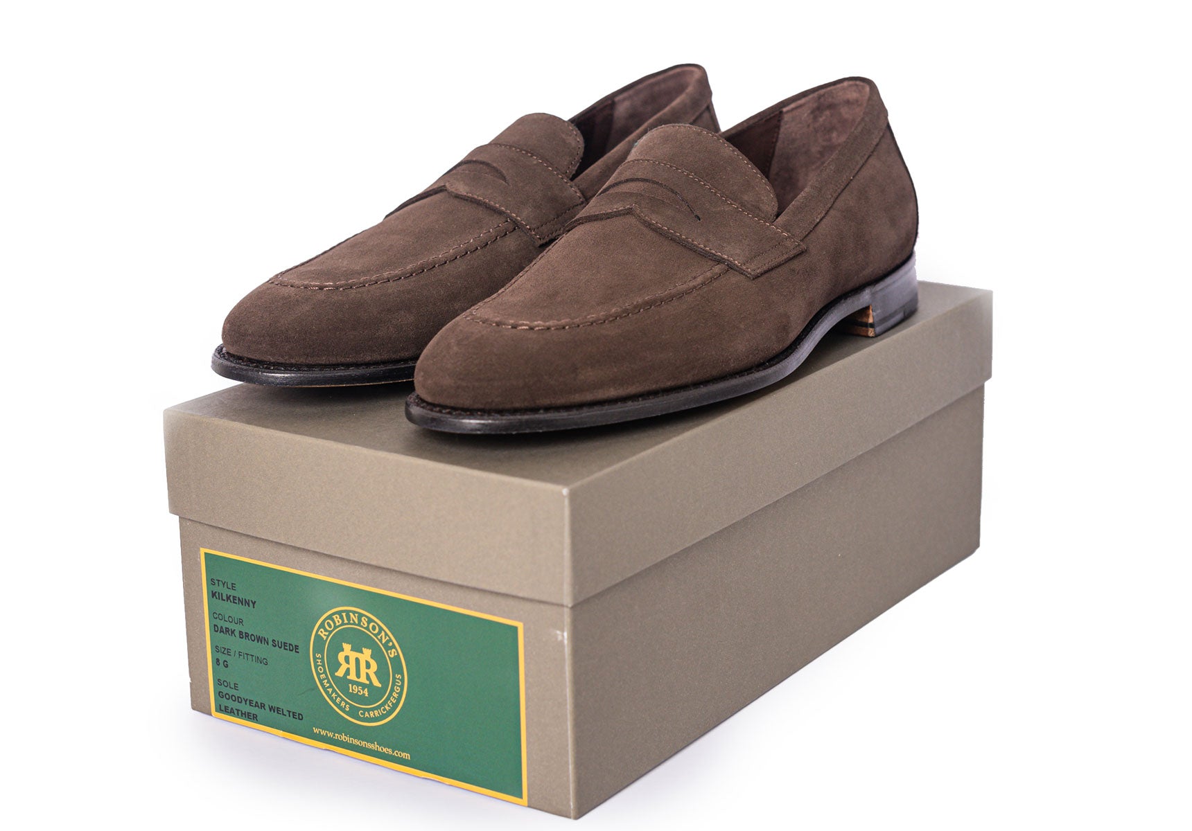 Mens-Robinson-Kilkenny-Shoes-1850-05-Dark-Brown-Suede-3