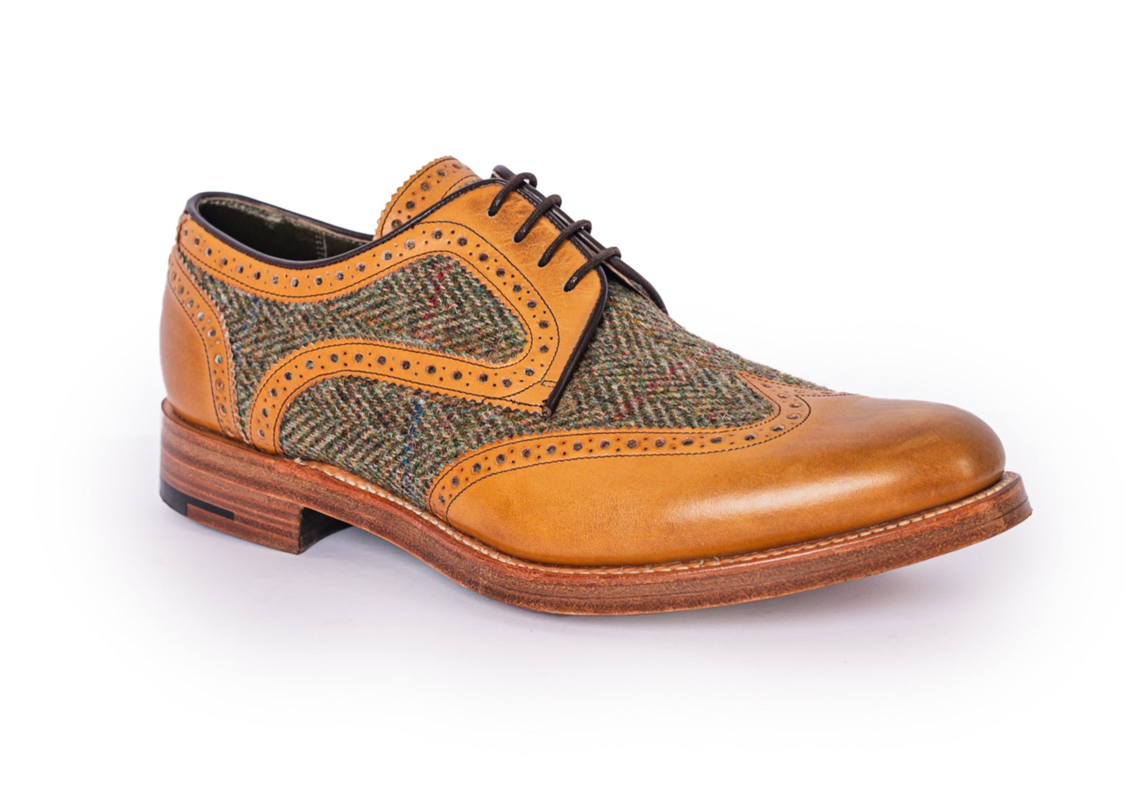 Mens-Robinson-Tarbert-Sboes-4008FW41-CedarCalf_GreenHarrisTweed-2