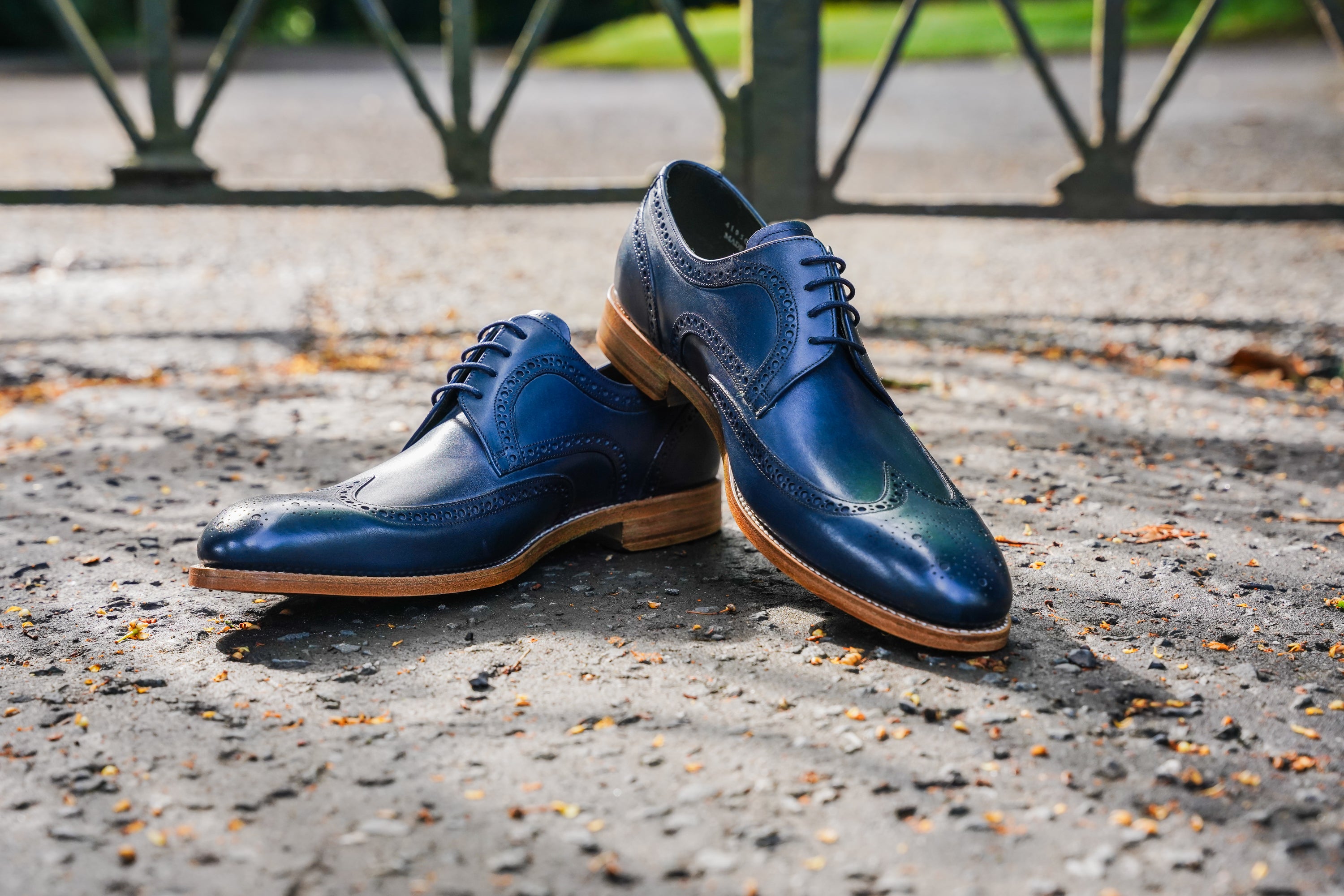 Mens-Robinson-Wilde-Sboes-4195GW19-Navy-Hand-Painted-Lifestyle1