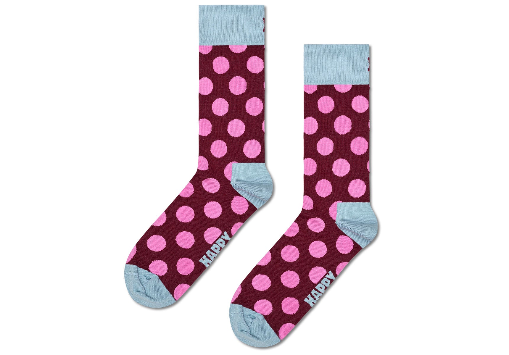 Unisex-Happy-Socks-Big-Dot-Accessories-P001586-Red