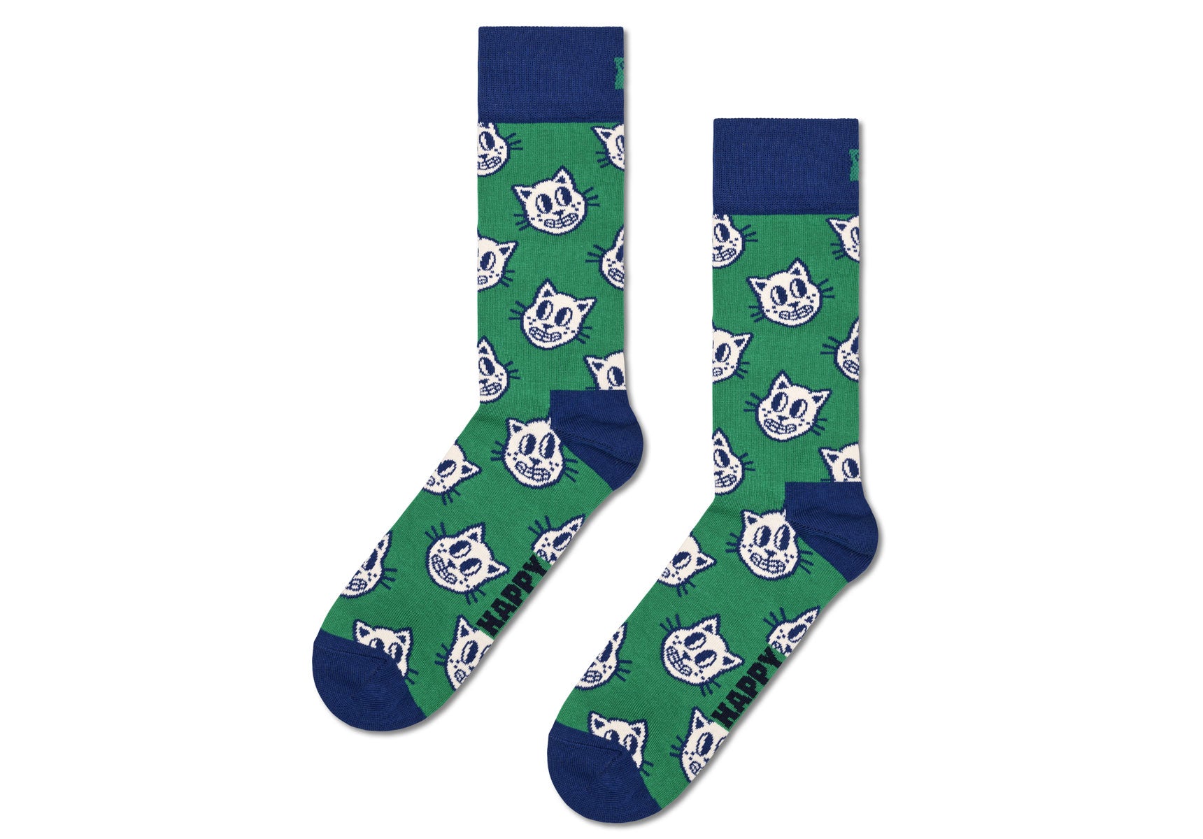 Unisex-Happy-Socks-Cats-Accessories-P000066-Green