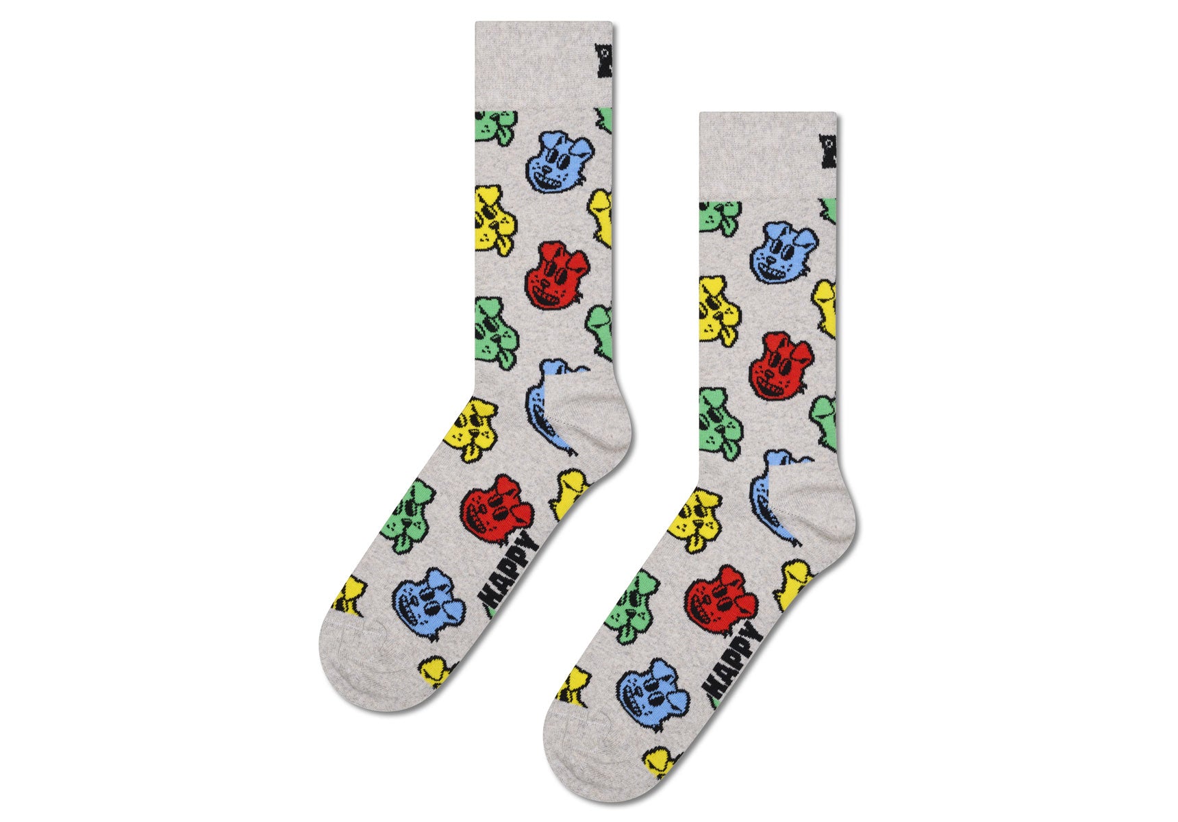 Unisex-Happy-Socks-Dog-Socks-P002585-Grey