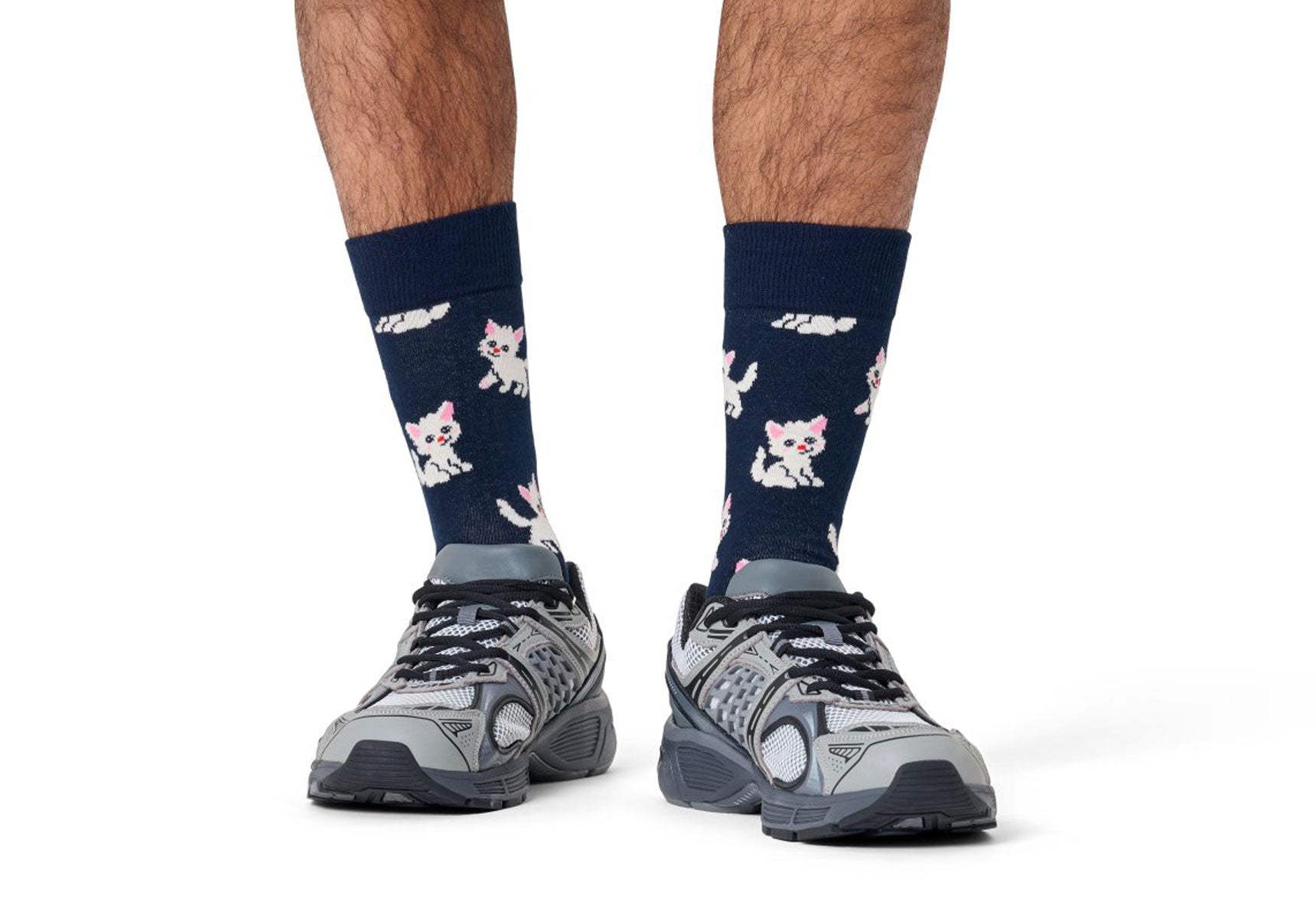 Unisex-Happy-Socks-Kitten-Sock-Accessories-P003187-Navy-1