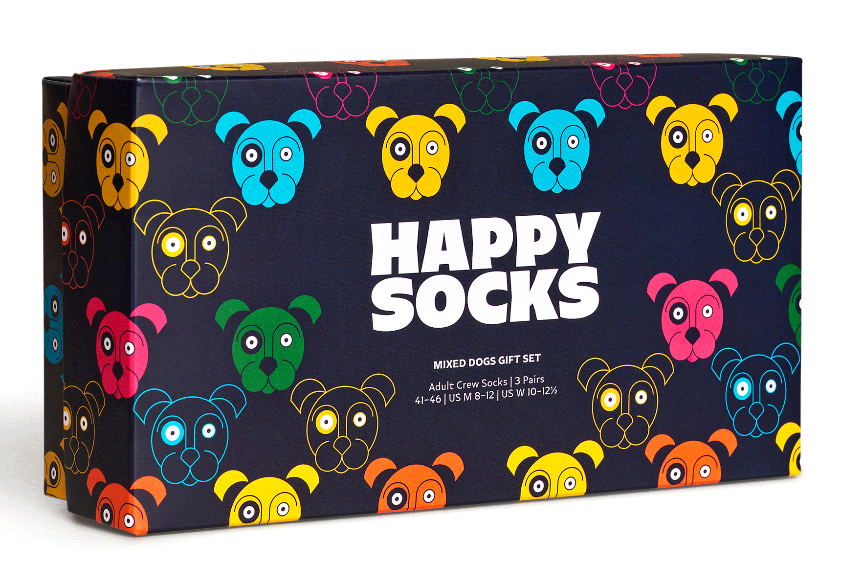 Unisex-Happy-Socks-Mixed-Dog-Accessories-XDOG08-0150-Multi