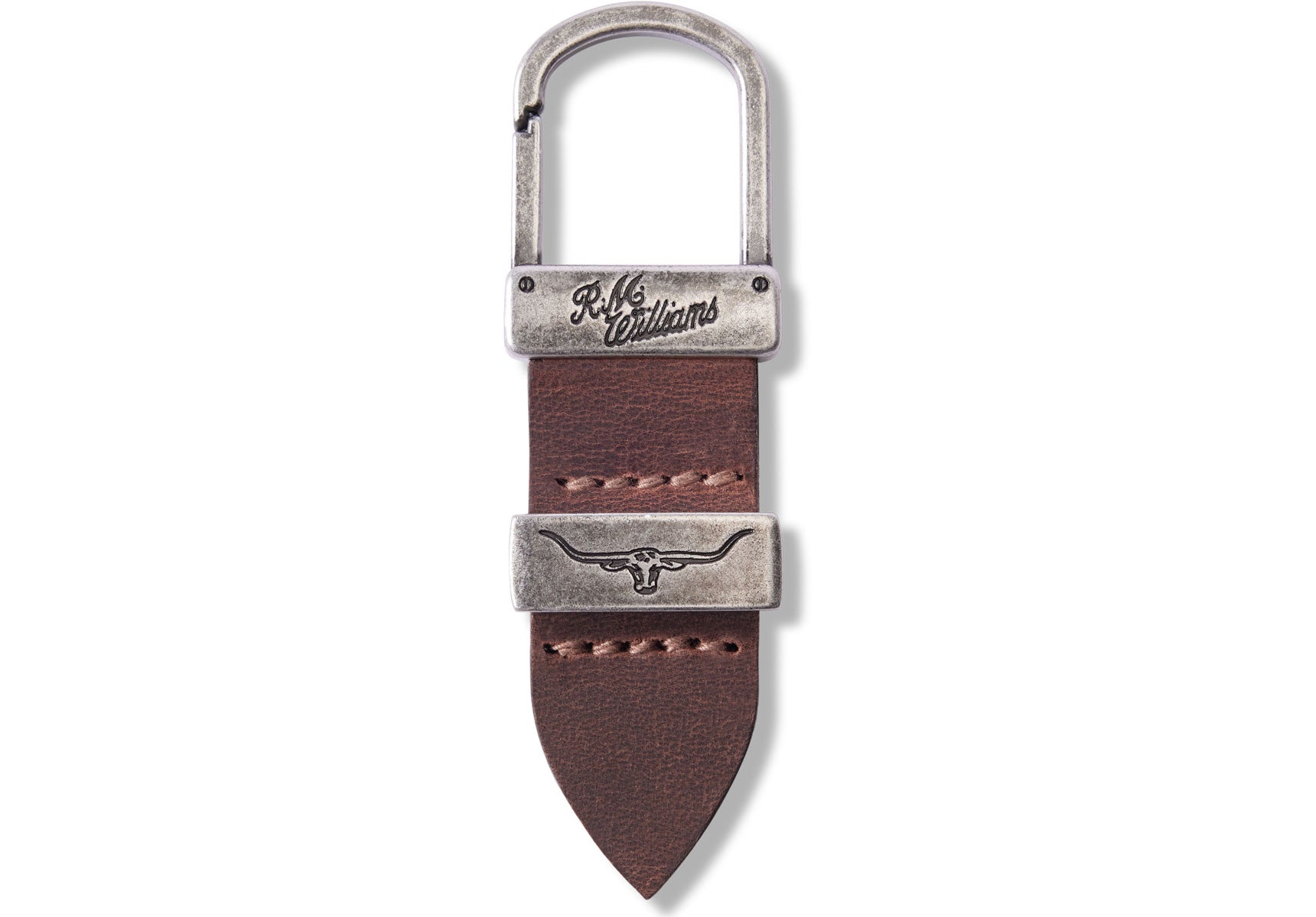 Unisex-R.M.Williams-Drover-Key-Fob-Accessories-CKS4DCHT201-Bark