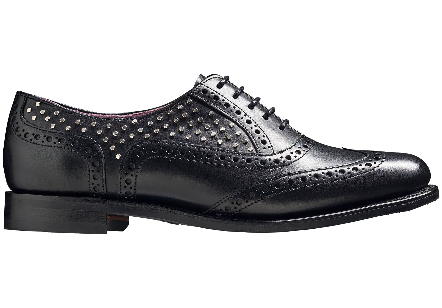 Womens-Barker-Freya-Shoes-7127DW14-Black-Calf-Studs-3
