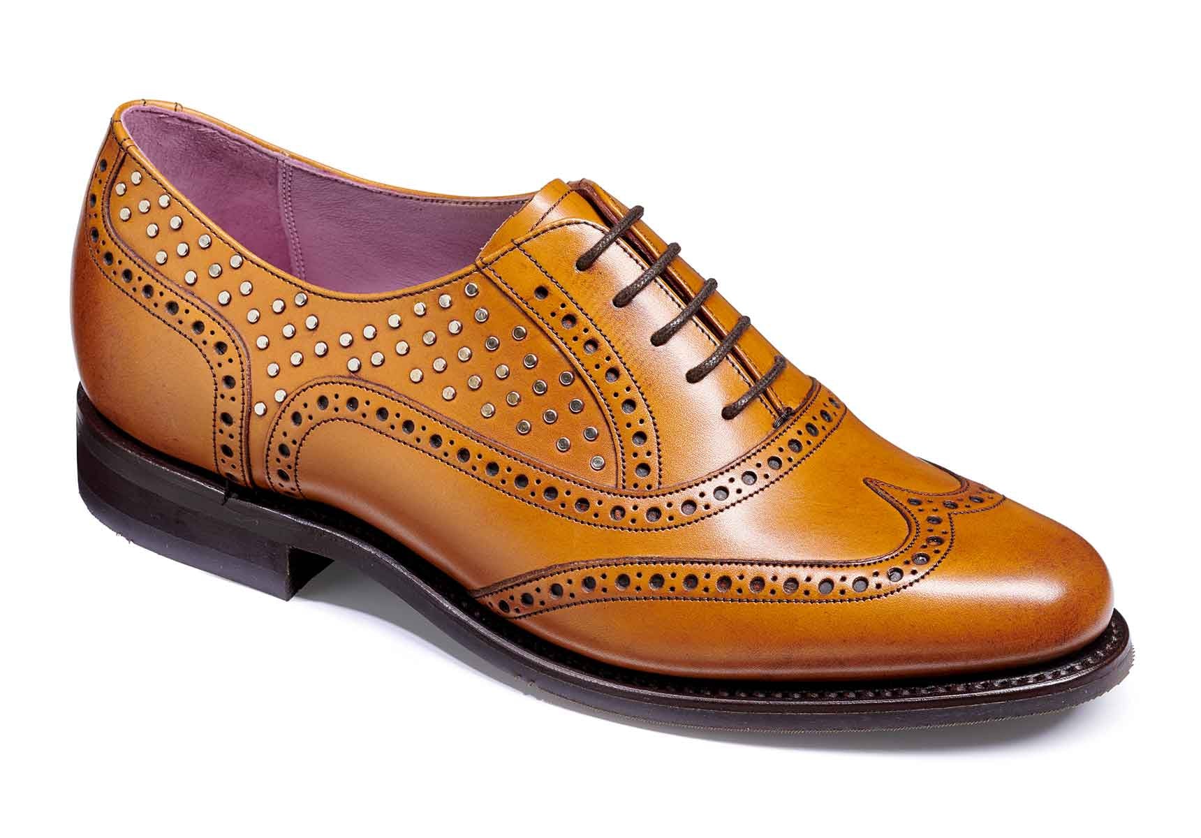 Womens-Barker-Freya-Shoes-7127DW15-Cedar-Calf-Studs