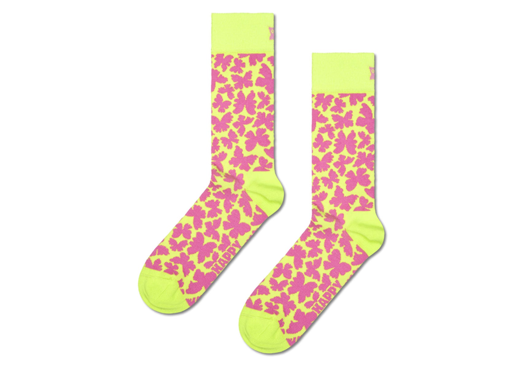 Womens-Happy-Socks-Butterfly-Accessories-P000153-Yellow