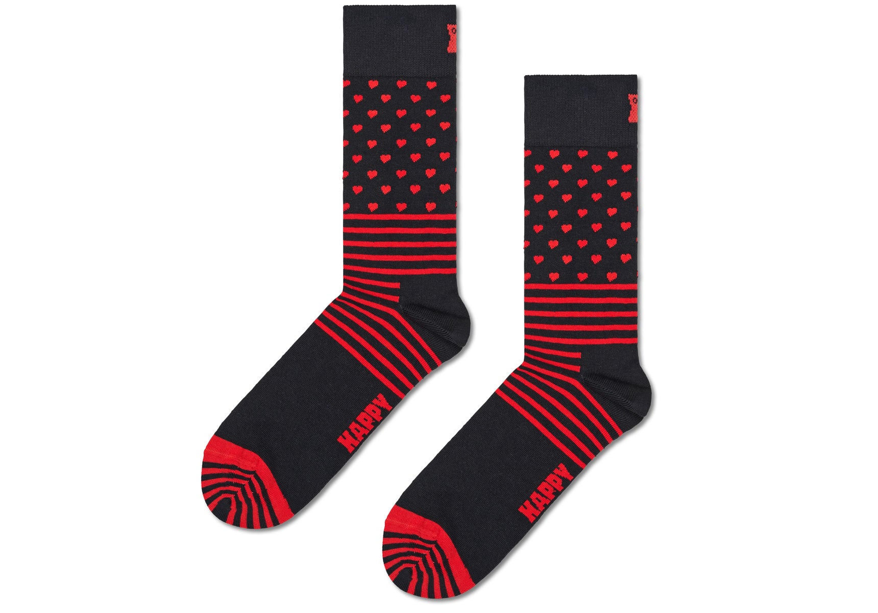 Womens-Happy-Socks-I-Heart-You-2-Pack-Gift-Box-Accessories-XVAL02-9350-Multi-3