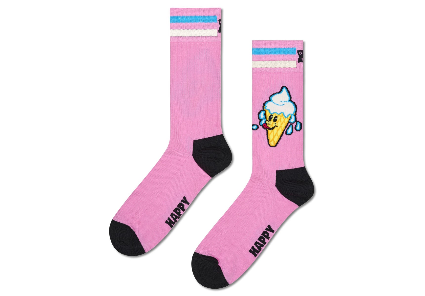 Womens-Happy-Socks-Ice-Cream-Socks-P002582-Pink