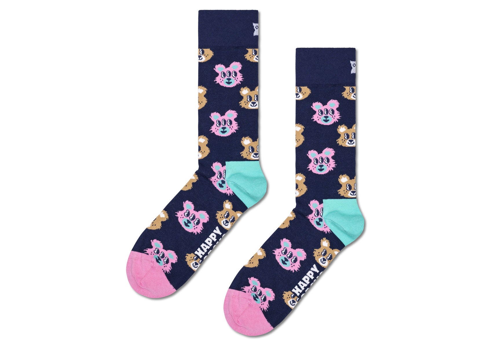 Womens-Happy-Socks-Teddy-Accessories-P000053-Navy