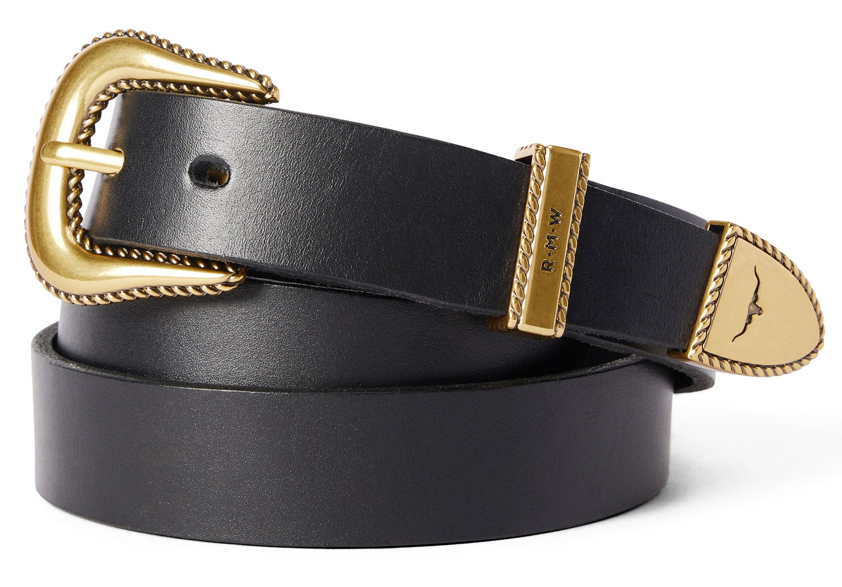 Womens-R.M.Williams-Agnes-Belt-Accessories-BSC5ELE0201-Black